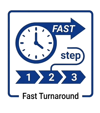 Fast turnaround