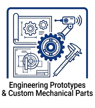 Engineering prototypes and custom mechanical parts